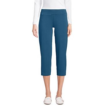 Women's Lands' End Starfish Straight-Leg Pull-On Crop Pants