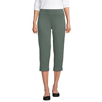 Women's Lands' End Starfish Straight-Leg Pull-On Crop Pants