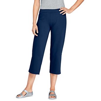 Petite Lands' End Starfish Straight-Leg Pull-On Crop Pants