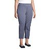 Plus Size Lands' End Starfish Straight-Leg Pull-On Crop Pants