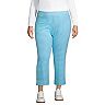 Plus Size Lands' End Starfish Straight-Leg Pull-On Crop Pants
