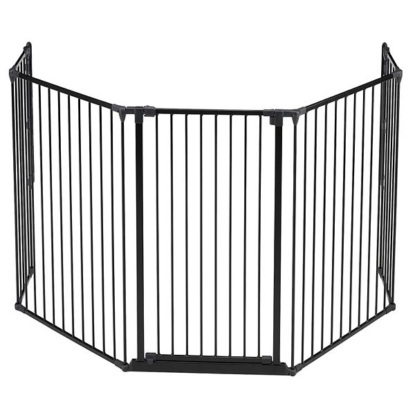 BabyDan Flex XL Hearth Safety Gate 35.4 inch - 109.5 inch, Black