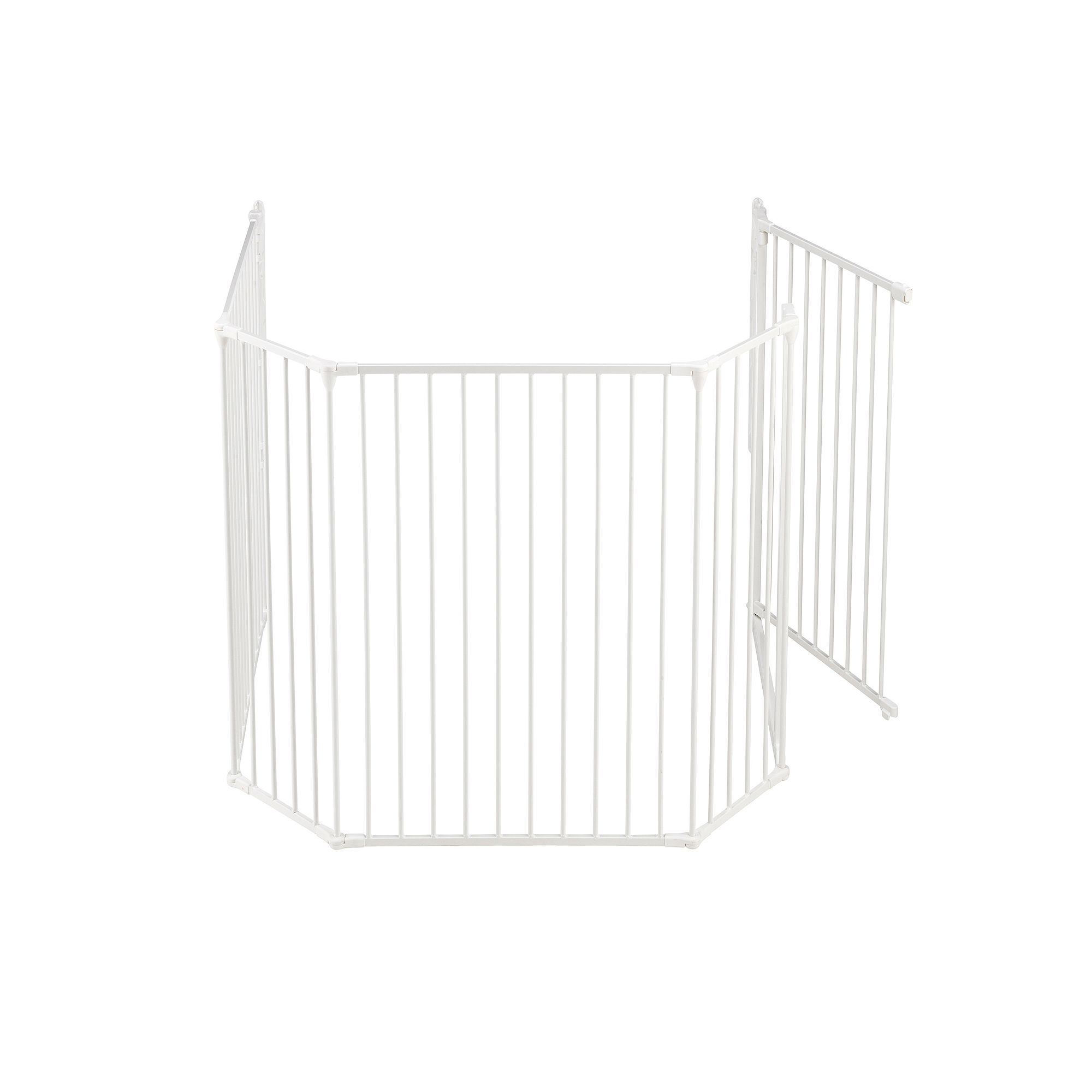 BabyDan Flex XL Hearth Safety Gate 35.4 - 109.5, White