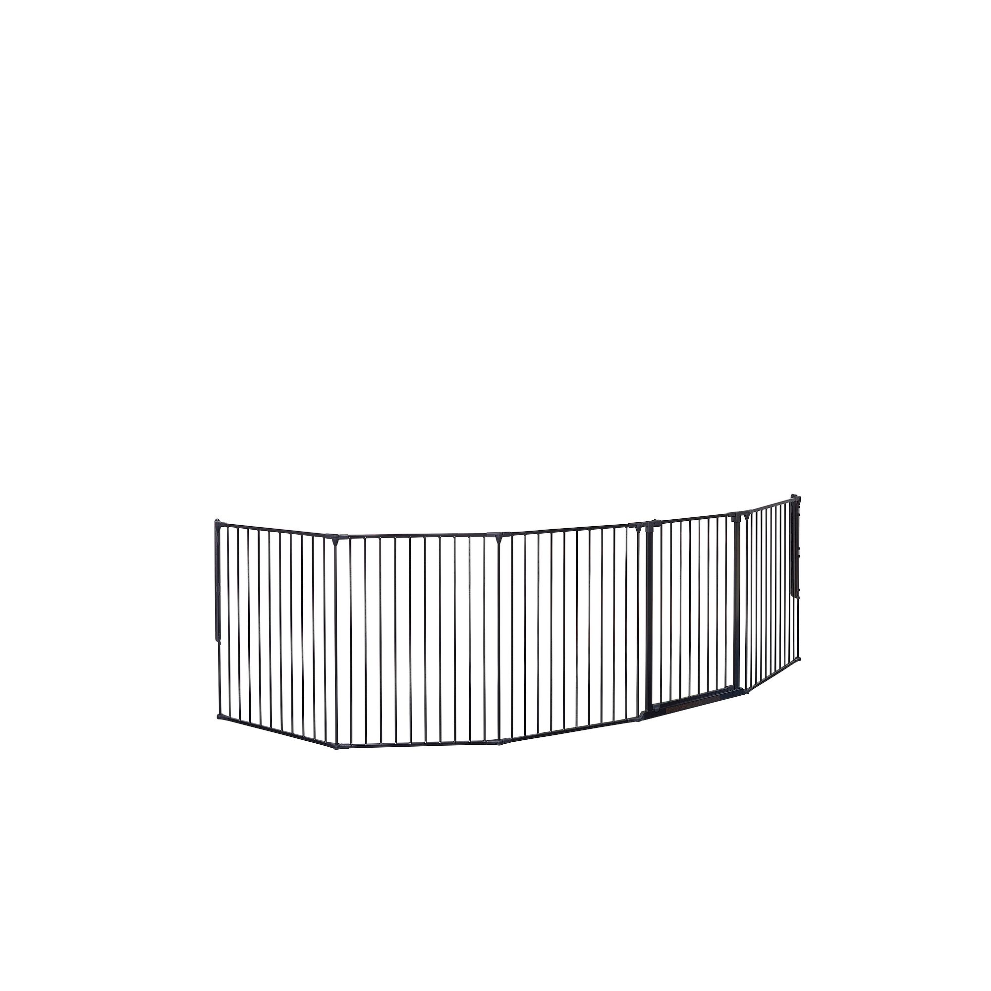 BabyDan Flex XXL Room Divider Safety Gate, Play Space 35.4 - 138, Blac
