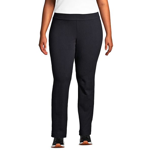 Lands' End Women's Tall Starfish Straight Leg Elastic Waist Pants Mid Rise  : : Clothing, Shoes & Accessories