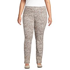 Petite Lands' End Starfish Slim Cut Pull-On Pants