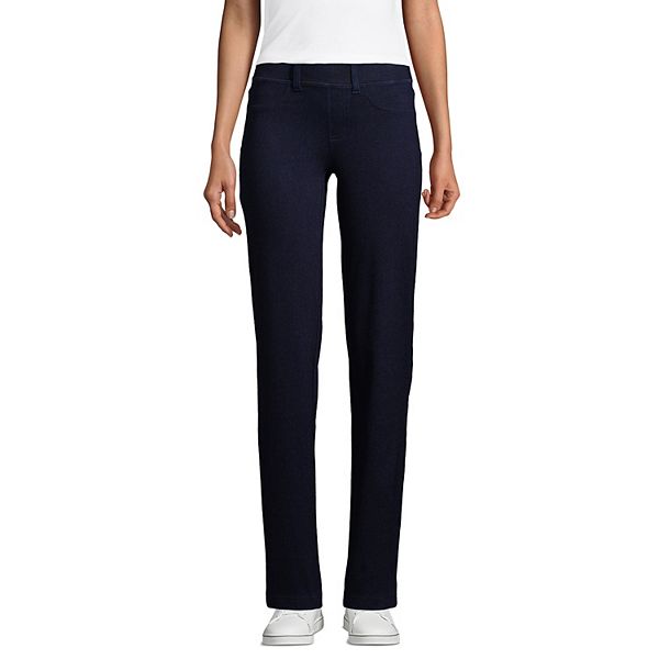 Women's Lands' End Starfish Knit StraightLeg Jeans