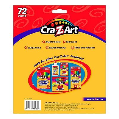 Cra-Z-Art 72-Color Colored Pencil Set