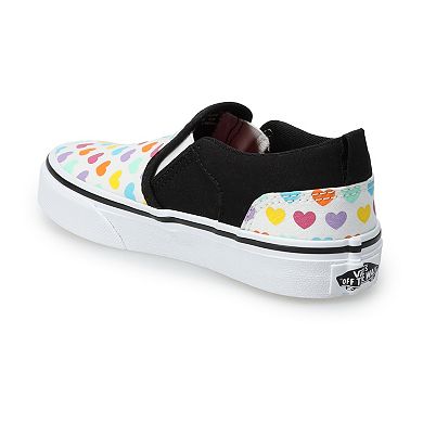Vans® Asher Rainbow Heart Skate Shoes 