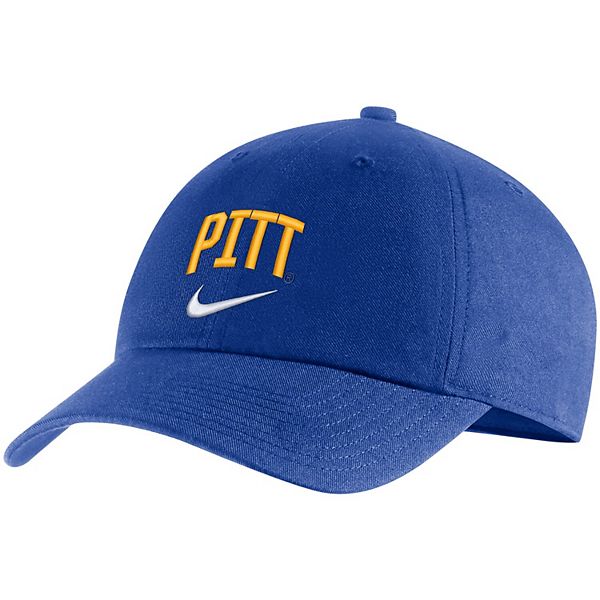Men's Nike Royal Pitt Panthers Heritage 86 Arch Wordmark Adjustable Hat