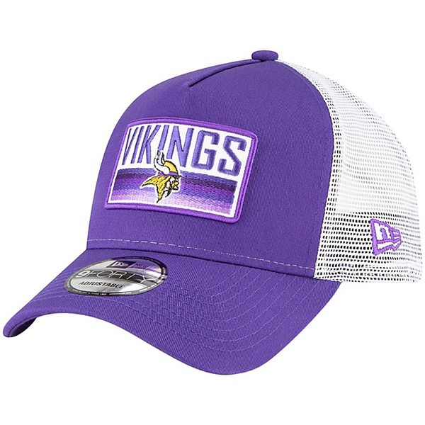 Minnesota Vikings New Era Youth Loyalty 9FORTY Trucker Snapback Hat -  Purple/White