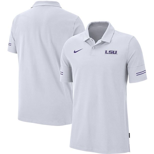 Men's Nike Gray LSU Tigers Sideline Coaches Performance Top Size: Small