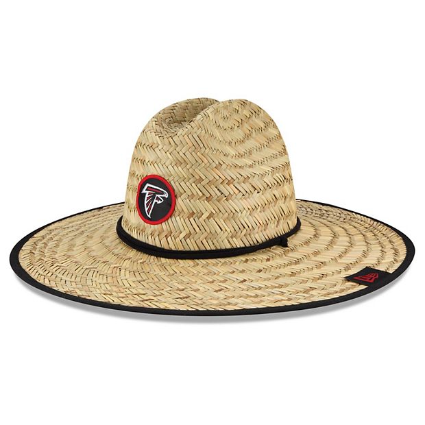 Men's New Era Natural Atlanta Falcons NFL Training Camp Official Straw  Lifeguard Hat