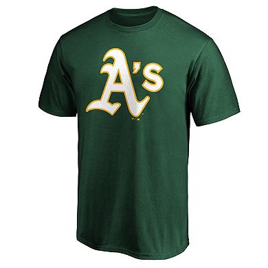 Men's Fanatics Branded Green Oakland Athletics Official Logo T-Shirt