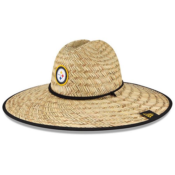 Pittsburgh Steelers Straw Cowboy Hat - White