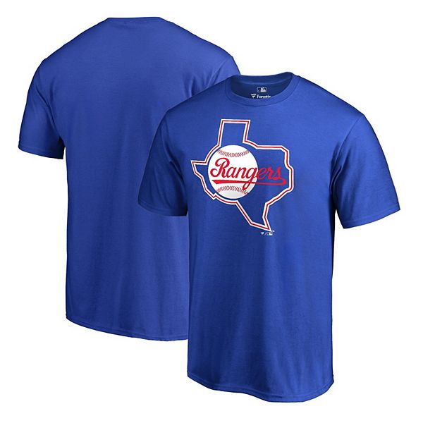 Men's Fanatics Branded Royal Texas Rangers Huntington T-Shirt