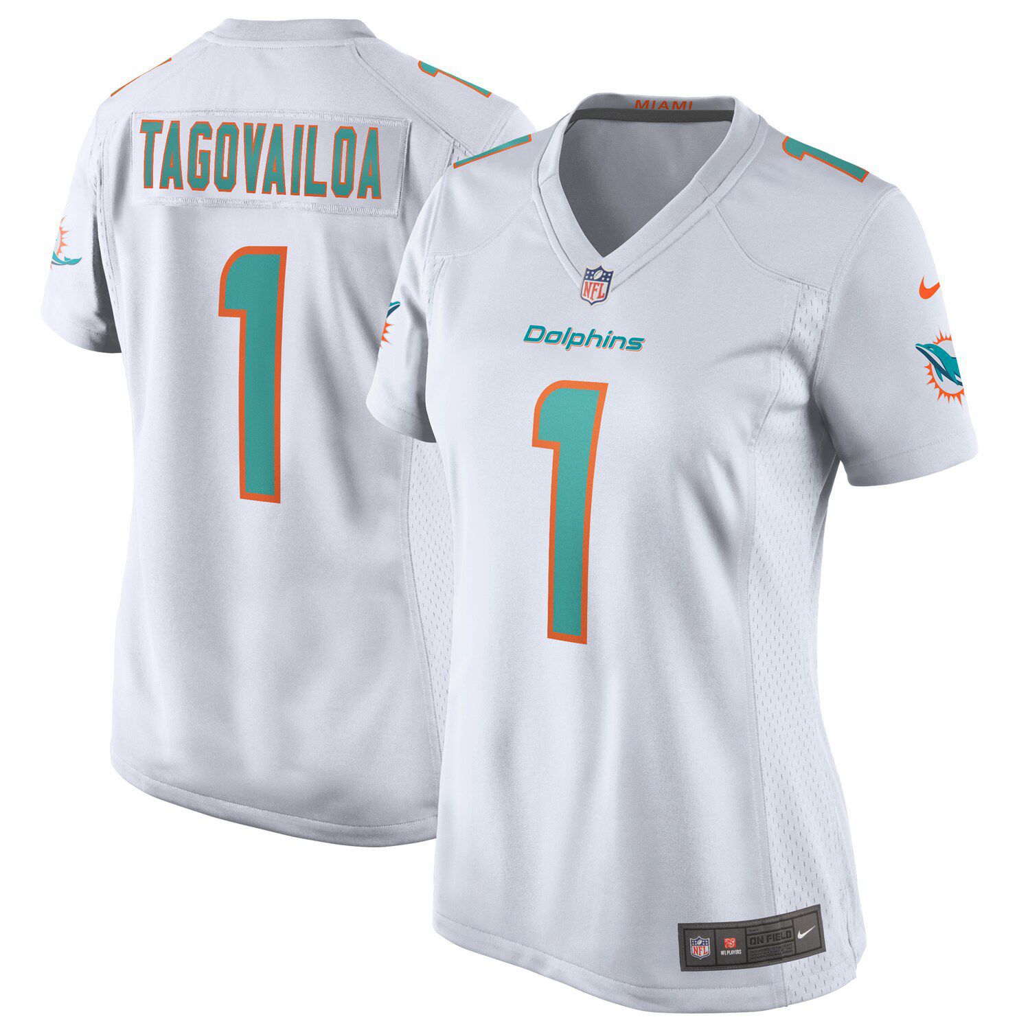 white dolphins jersey