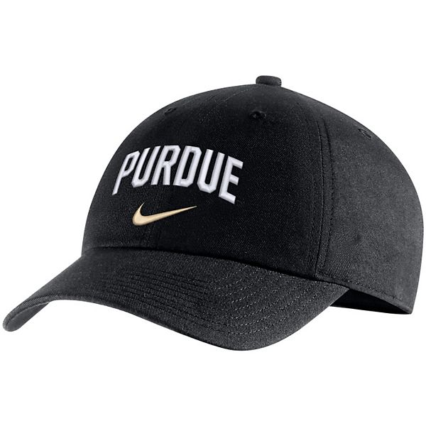 Men's Nike Black Purdue Boilermakers Heritage 86 Arch Wordmark