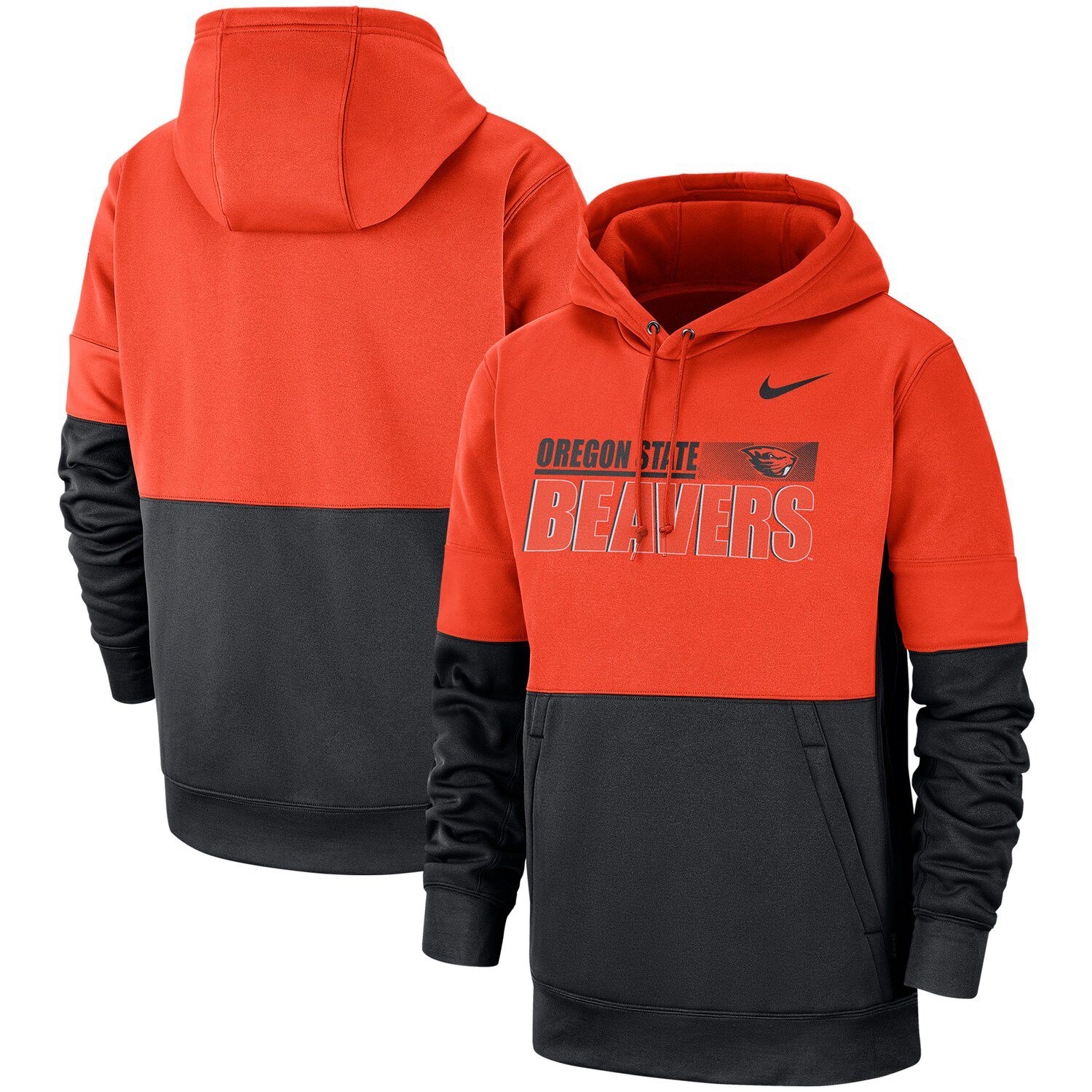 black and orange nike sweater