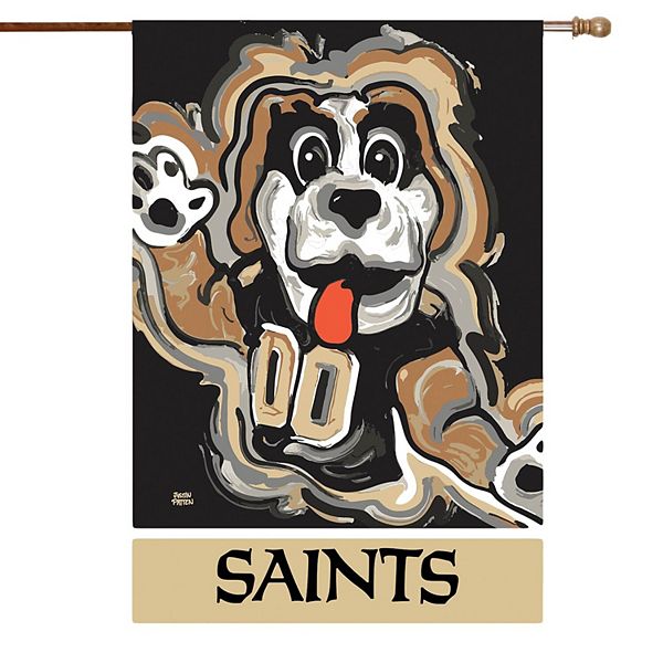 New Orleans Saints Justin Patten House Flag