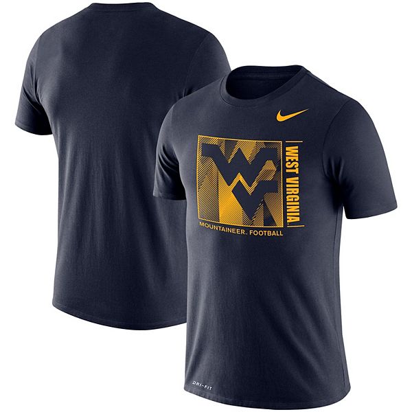 Men's Nike Navy West Virginia Mountaineers Team Issue Performance T-Shirt