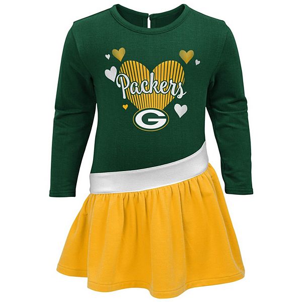 Green Bay Packers Infant Girl Dress & Underwear - 2 Pack – Green Bay Stuff