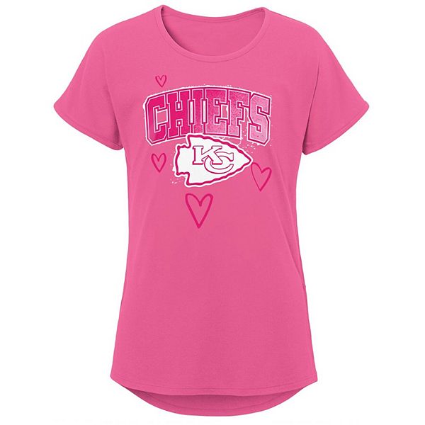 Girls Youth Aaron Rodgers Pink Green Bay Packers Dolman Mainliner Name &  Number T-Shirt