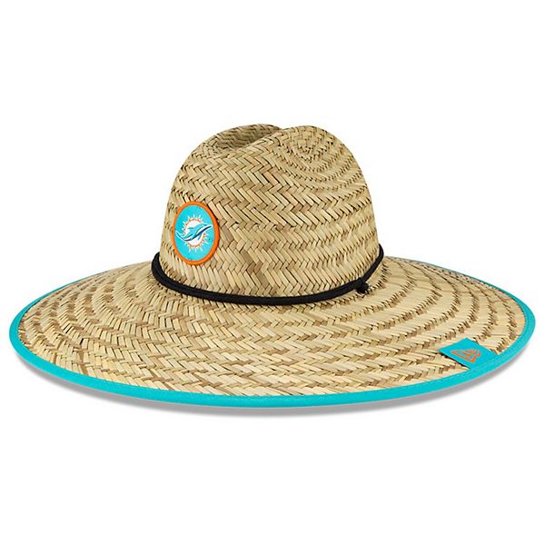 Miami Dolphins NFL Womens Wordmark Beach Straw Hat