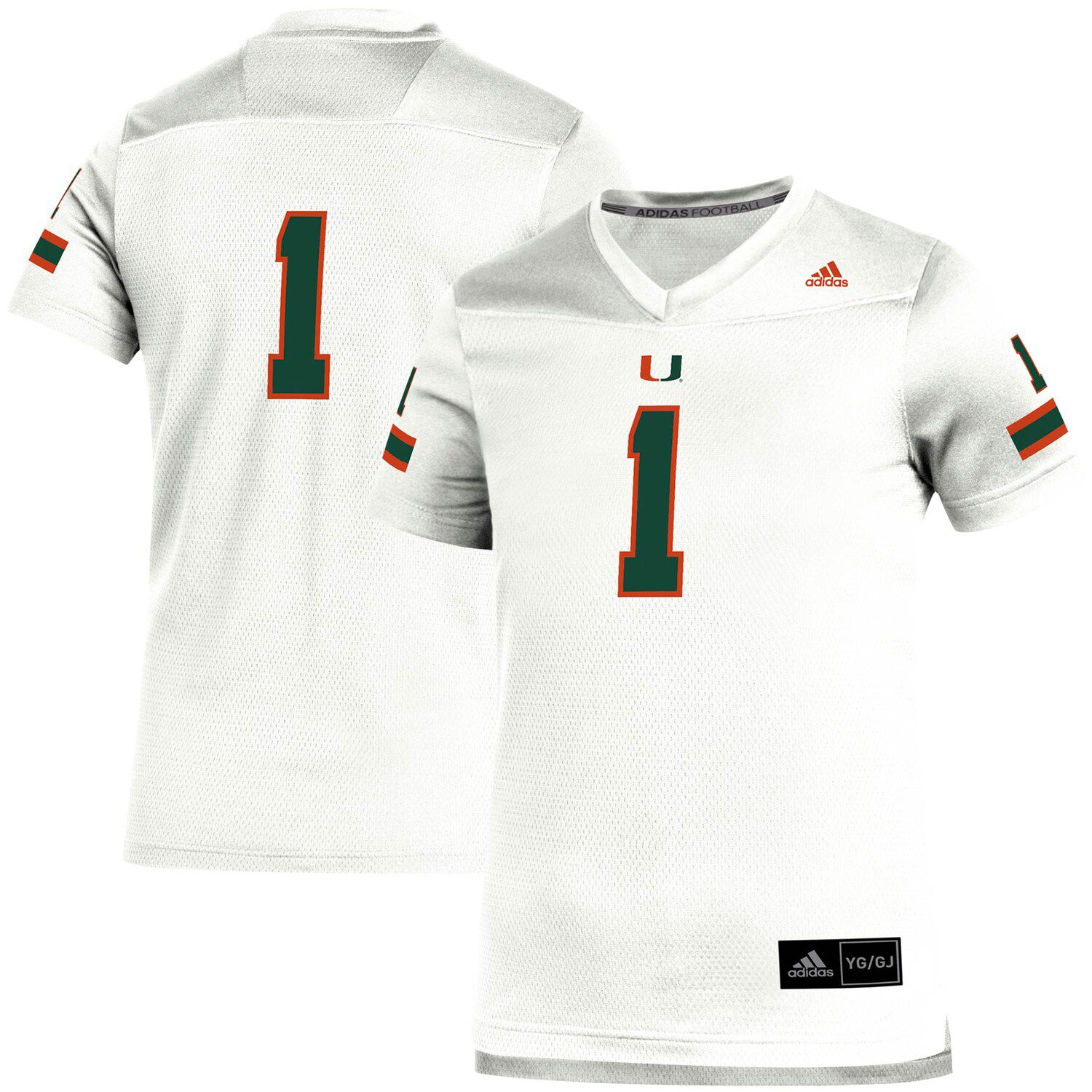 miami hurricanes white jersey