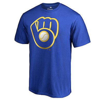 Men's Fanatics Branded Royal Milwaukee Brewers Huntington T-Shirt