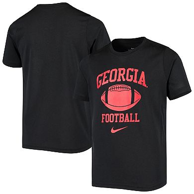 Youth Nike Black Georgia Bulldogs Retro Lockup Legend Performance T-Shirt