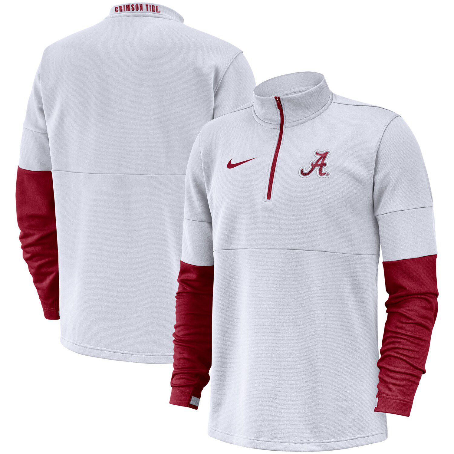 white nike alabama pullover