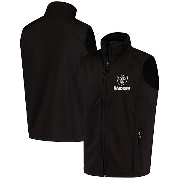 Men's Dunbrooke Black Las Vegas Raiders Circle Archer Softshell Full ...