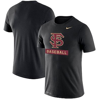 Men's Nike Black Florida State Seminoles Baseball Logo Stack Legend ...