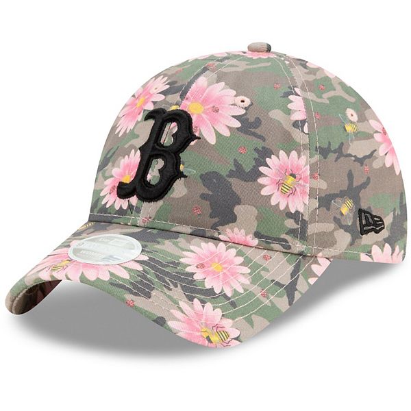 Boston Red Sox Women's New Era MLB Realtree Camouflage 9TWENTY  Adjustable Hat