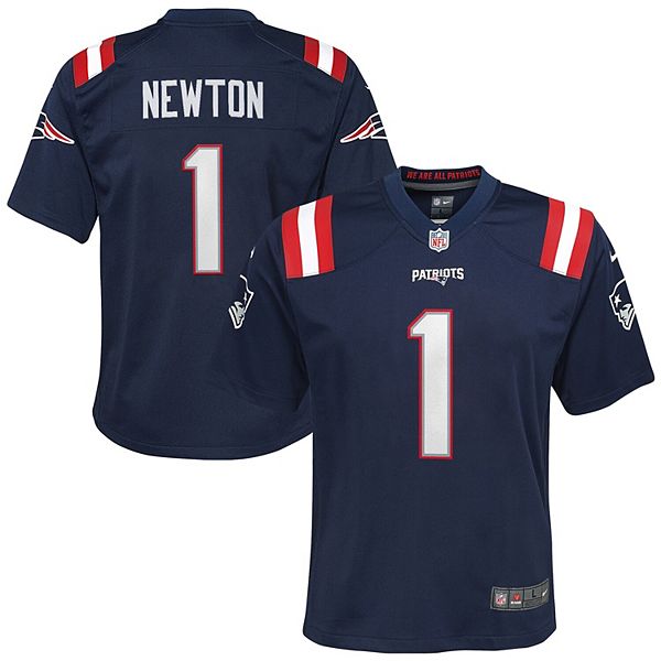 Cam Newton New England Patriots Women's Game Jersey-Navy