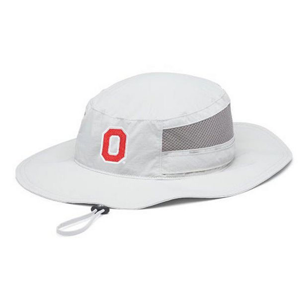 Men's Columbia Gray Bora Bora Booney II Omni-Shade COOLMAX Bucket Hat