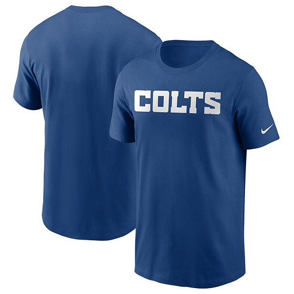 Men's Nike Royal Indianapolis Colts Team Wordmark T-Shirt