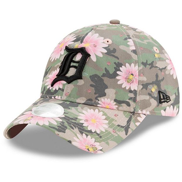 Women's New Era Camo Detroit Tigers Floral Morning 9TWENTY Adjustable Hat