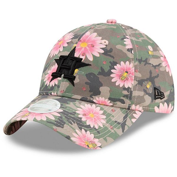 Women's New Era Camo Houston Astros Floral Morning 9TWENTY Adjustable Hat