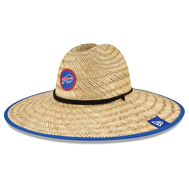 Men's New Era Natural Buffalo Bills 2020 NFL Summer Sideline Official Straw  Hat