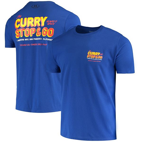 Hostil almohadilla Mareo Men's Under Armour Stephen Curry Royal Golden State Warriors Stop & Go  Performance T-Shirt