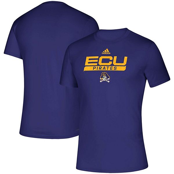 Men's adidas Purple ECU Pirates Locker Room Tailsweep Creator T-Shirt