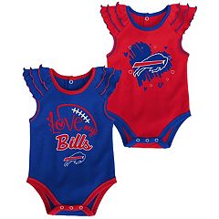 Fuiyi Baby Soft Buffalo-Bills-Logo Long Sleeve Cotton Bodysuits