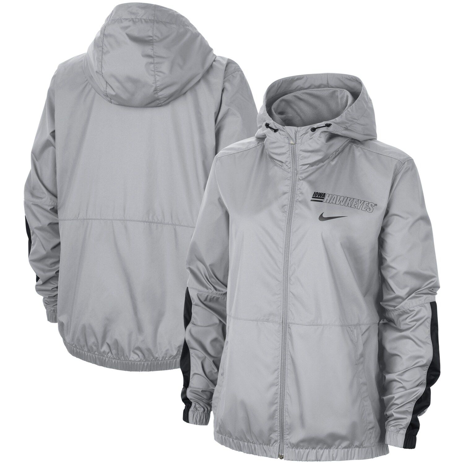 gray windbreaker nike