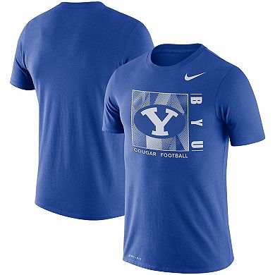 Men's Nike Royal BYU Cougars Team Issue Performance T-Shirt