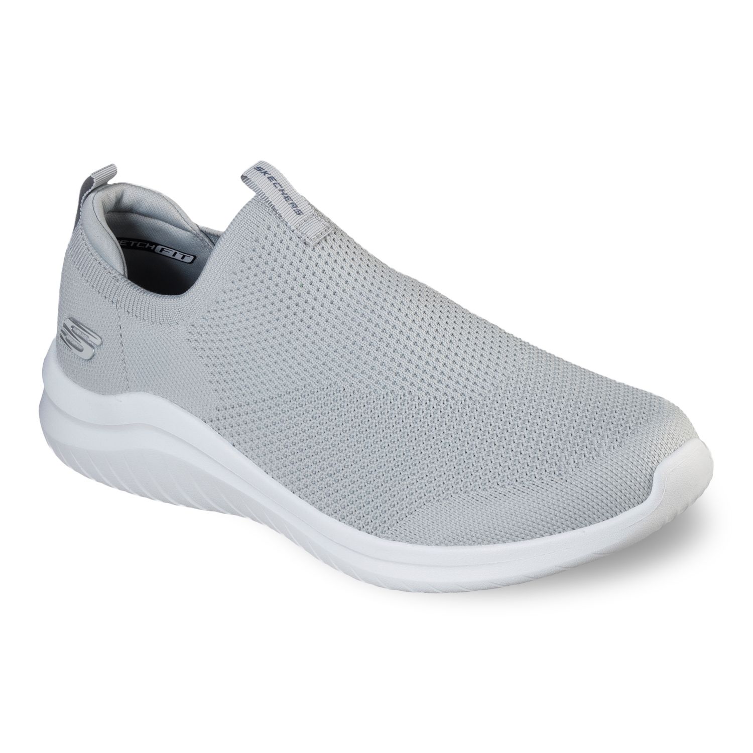 skechers ultra flex slip on black
