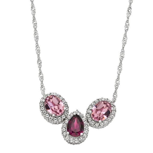 Forever Radiant Crystal Halo Necklace