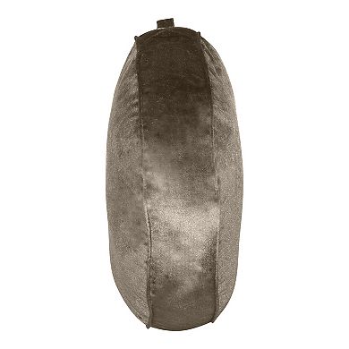 Edie@Home Panne Velvet Round Floor Pillow