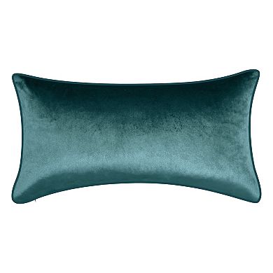 Edie@Home Harvest Dimensional Leaves Lumbar Decorative Pillow